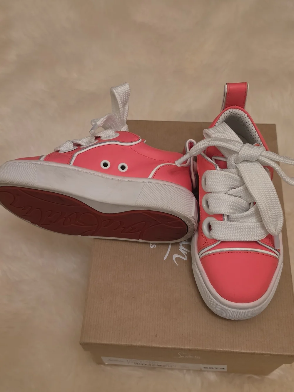 Kids Christian Louboutin Toy Toy Sneakers